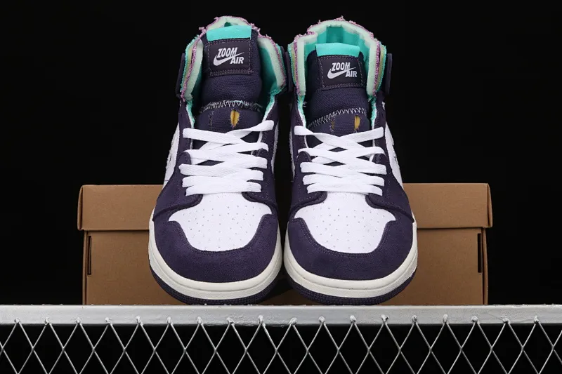 All categories Air Jordan Jordan series basketball shoes Air Jordan 1 High Z version Air Jordan 1 Zoom CMFT Pairs Daybreak AJ1 Joe 1 Purple Grape CT0978-150